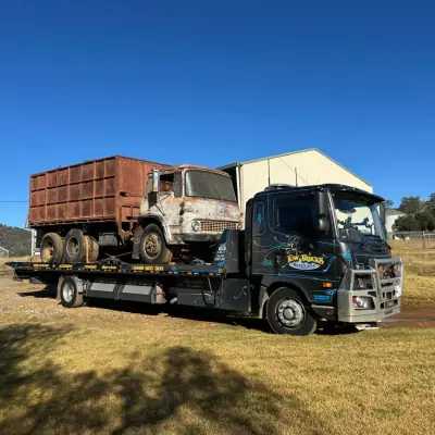 Tow truck operation 4