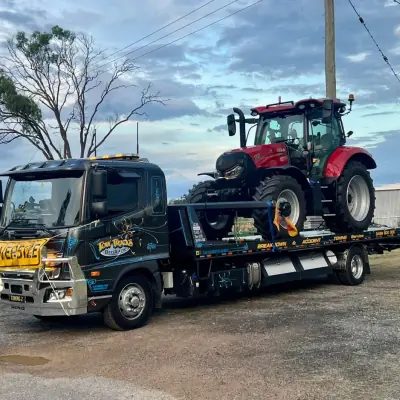 Tow truck operation 6