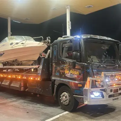 Tow truck operation 15