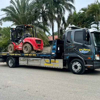 Tow truck operation 20